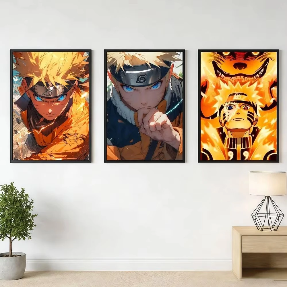 Art Craft Japan - DIY 5Dダイヤモンドペイント、ナルト・うずまきのアニメキャラクターの絵画、自宅の壁の装飾に最適な趣味の工芸品、アート愛好家への理想的な贈り物。