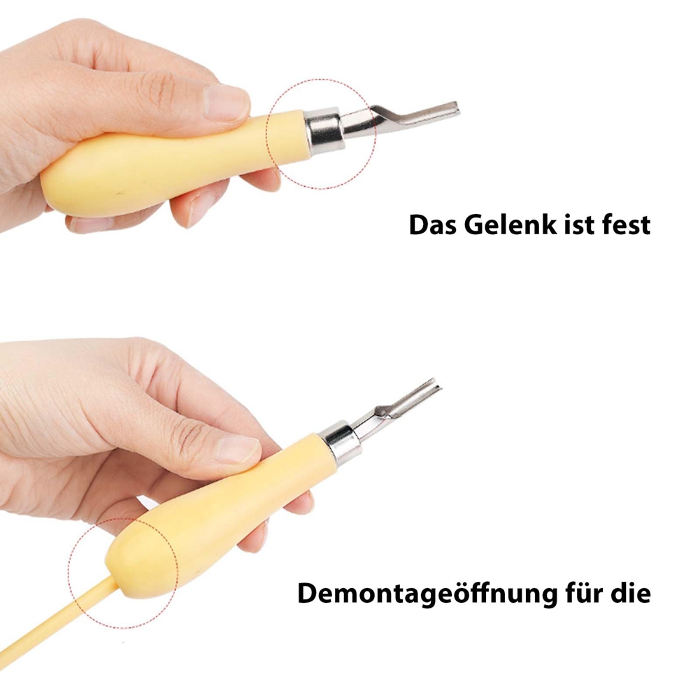 Linocut Carving Tool - A92P 1セットのリノカットツール、5種類の刃付き、リノリウムブロック、ゴム彫刻ブロック、ゴムスタンプ用、DIY彫刻用