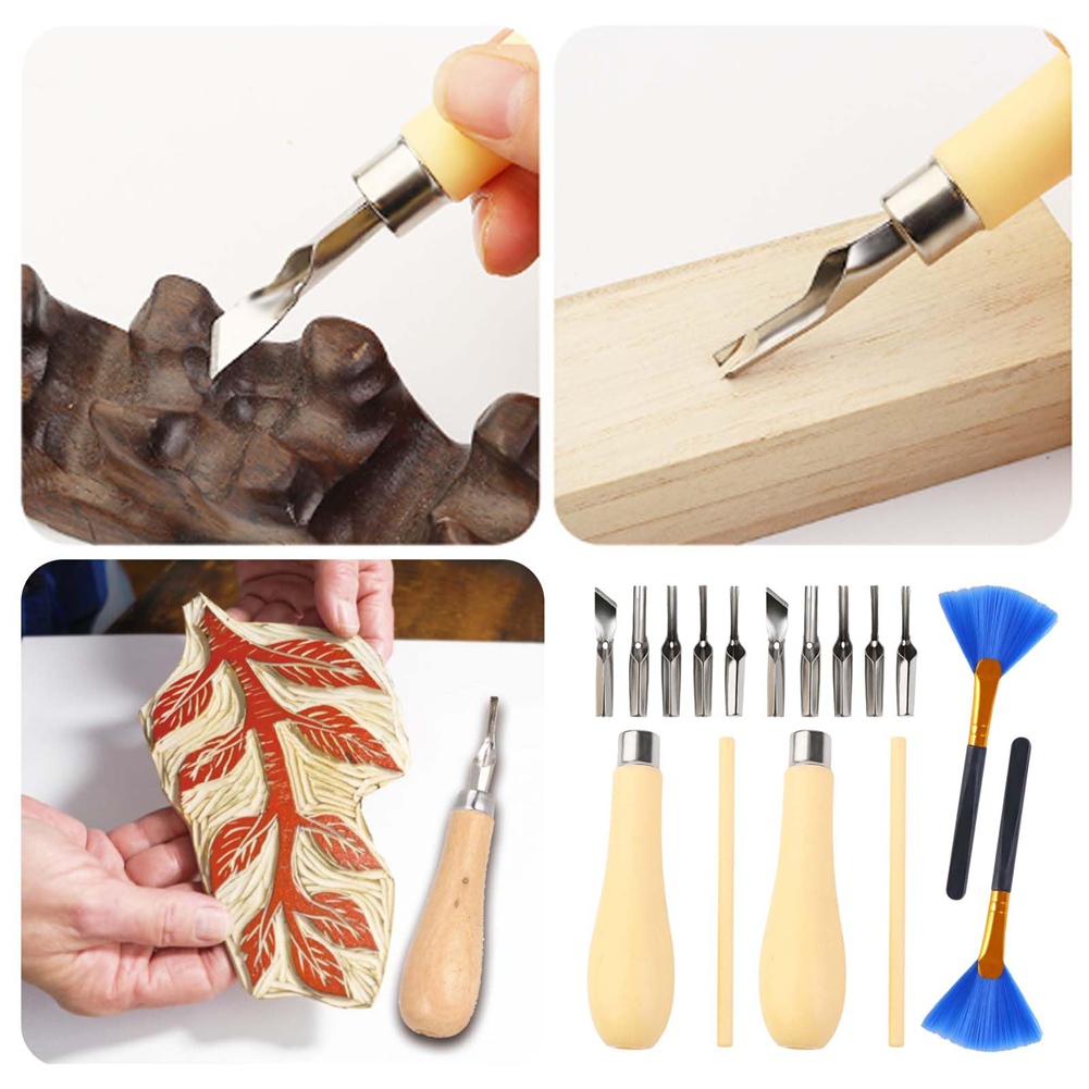 Happy Too.1 セットのリノカットツール、5 つの異 - Linocut Carving Tool のレビューと価格