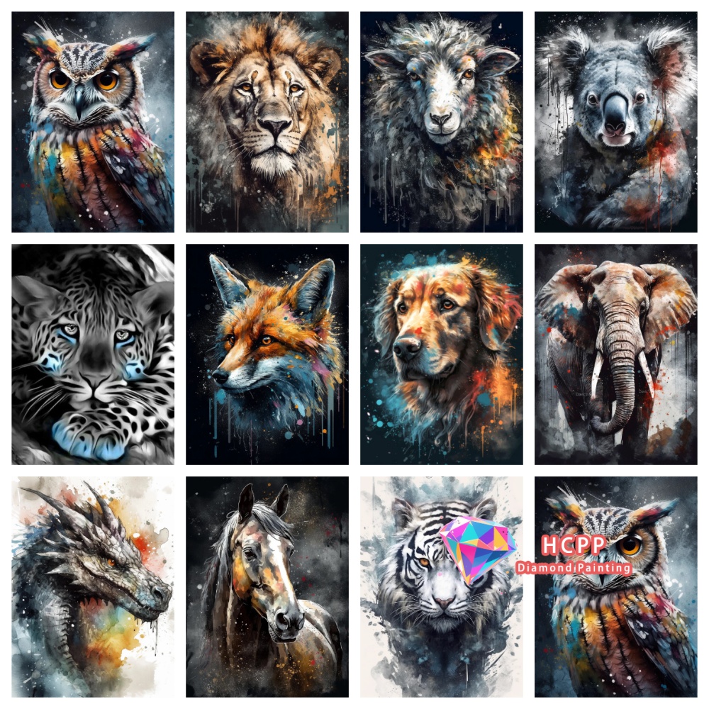 動物 ライオン コアラ トラ ダイヤモンドペインティングキッ - Art Craft Lion のレビューと価格