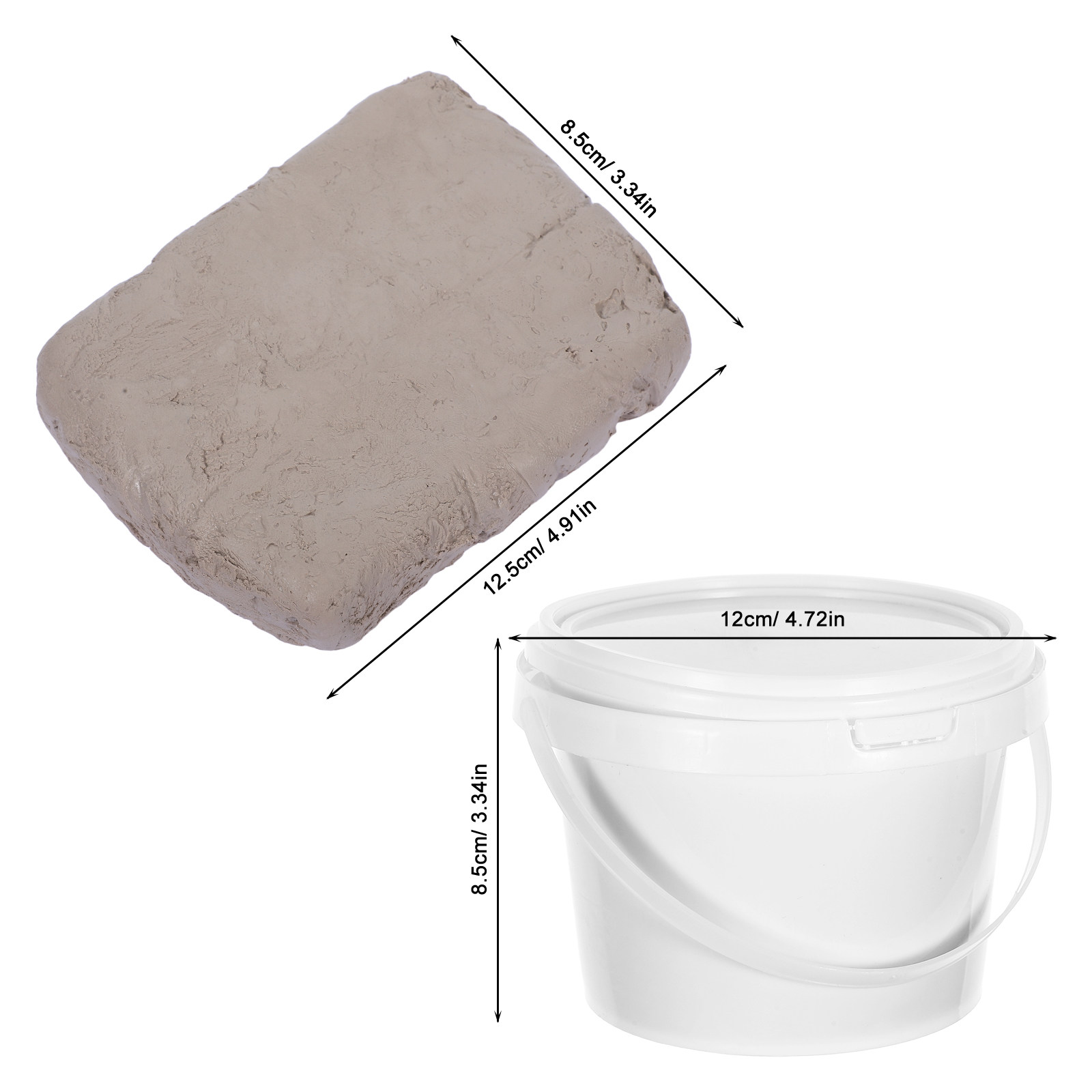 1セット入り、速乾性のある白い粘土500g。DIYクラフトプ - Art Craft Clay のレビューと価格