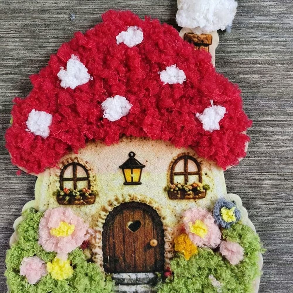 ファンタジーな村の3Dファブリックポケアートキット 3Dテク - Art Craft Village のレビューと価格