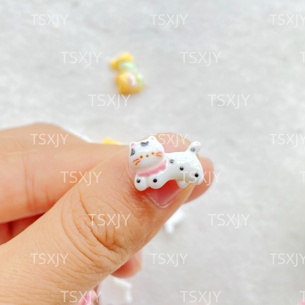 20個入り ミックスネイルアート レジン製 ミニ猫・犬 デザ - Art Craft Cat のレビューと価格