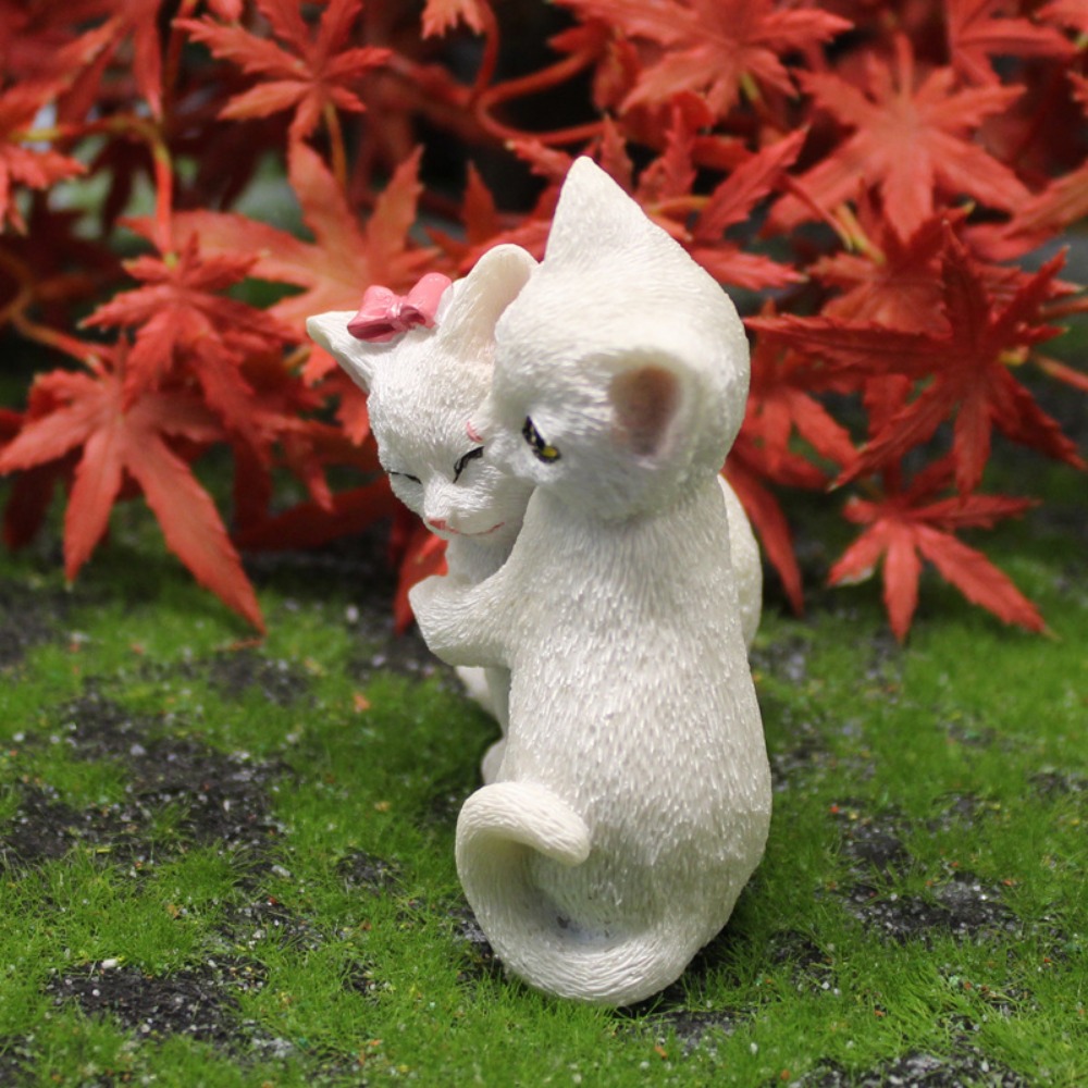樹脂工芸品 かわいい猫のデスクトップデコレーション クリエイ - Art Craft Cat のレビューと価格