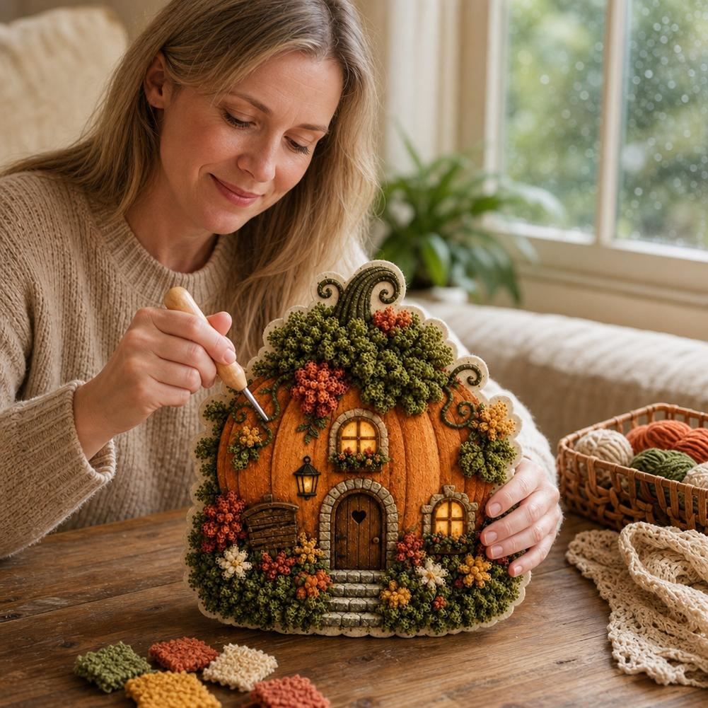 ファンタジーな村の3D布製ポケアートキット マッシュルームコ - Art Craft Village のレビューと価格
