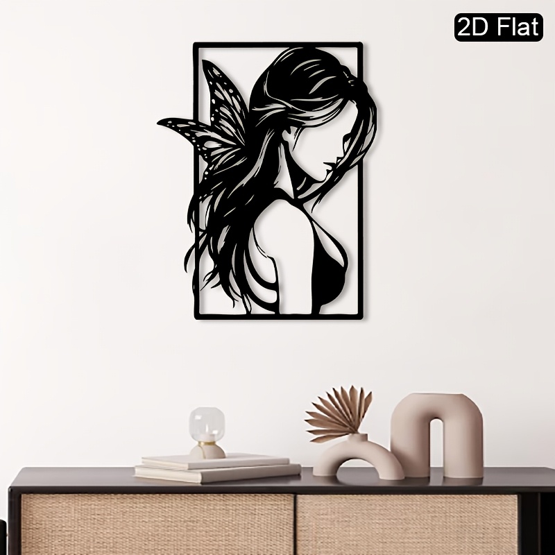 CIFBUY フェアリーシルエットメタルウォールアート ファ - Art And Craft Studio のレビューと価格