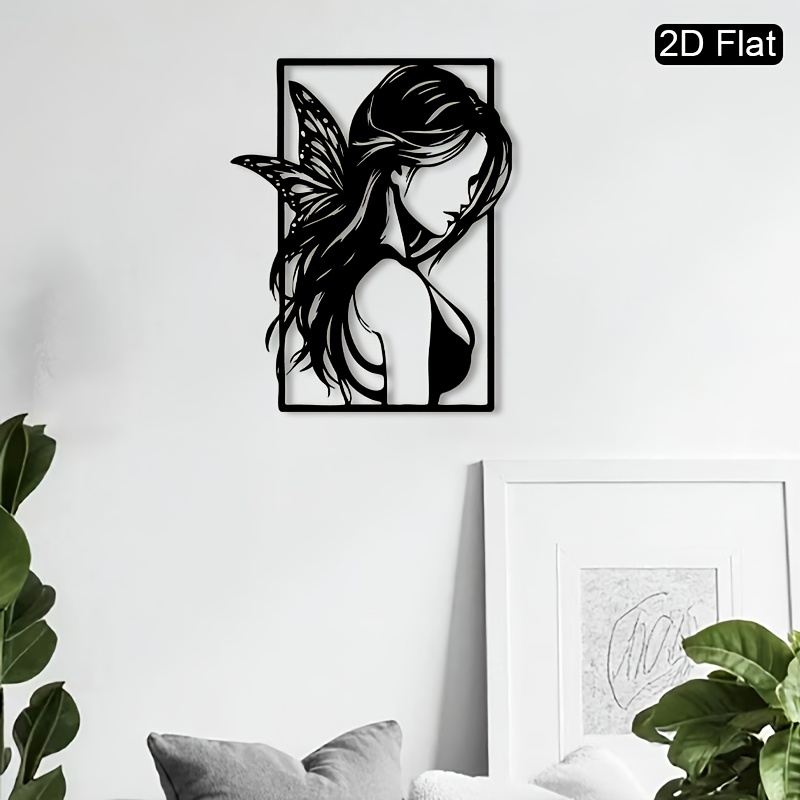 CIFBUY フェアリーシルエットメタルウォールアート ファ - Art And Craft Studio のレビューと価格