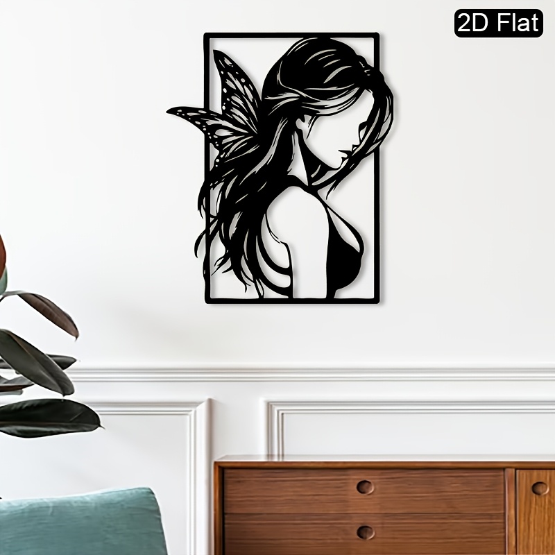 CIFBUY フェアリーシルエットメタルウォールアート ファ - Art And Craft Studio のレビューと価格