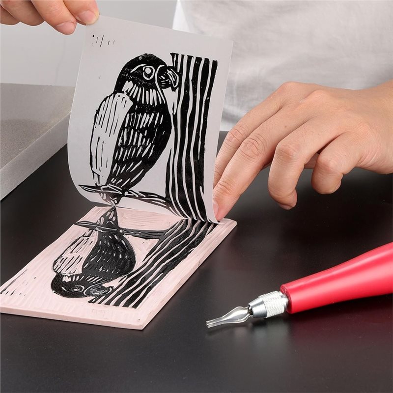 【ORNAMENT】リノカット彫刻ツール - ブロック印刷、 - Linocut Carving Tool のレビューと価格