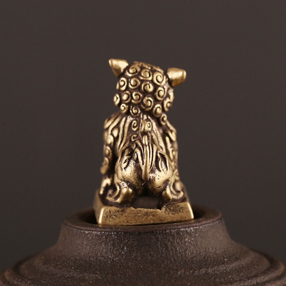 手作り良質茶道具デスクトップオーナメント、富を引き寄せるライ - Art Craft Lion のレビューと価格