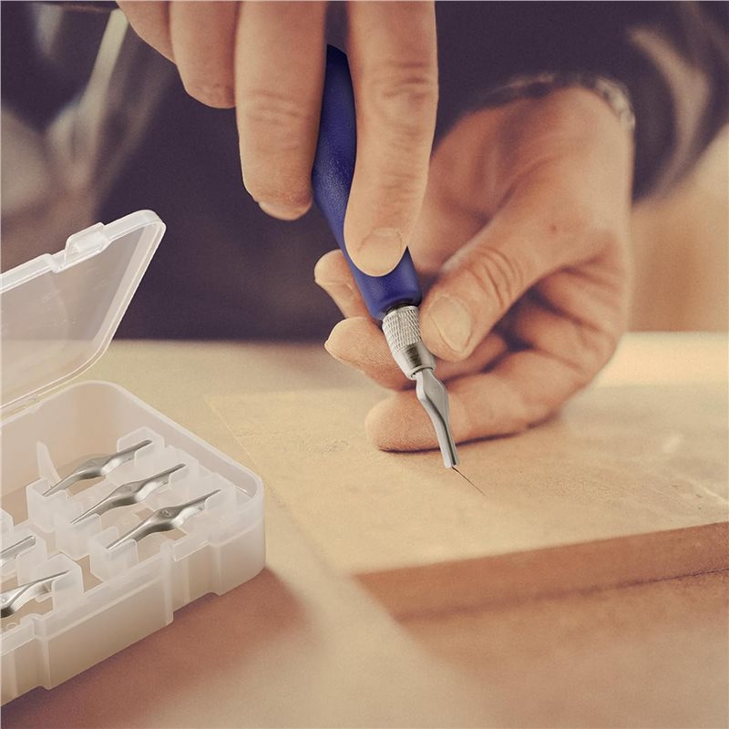 24個入り、クラフト用リノリウムカッターキット。彫刻用具のア - Linocut Carving Tool のレビューと価格