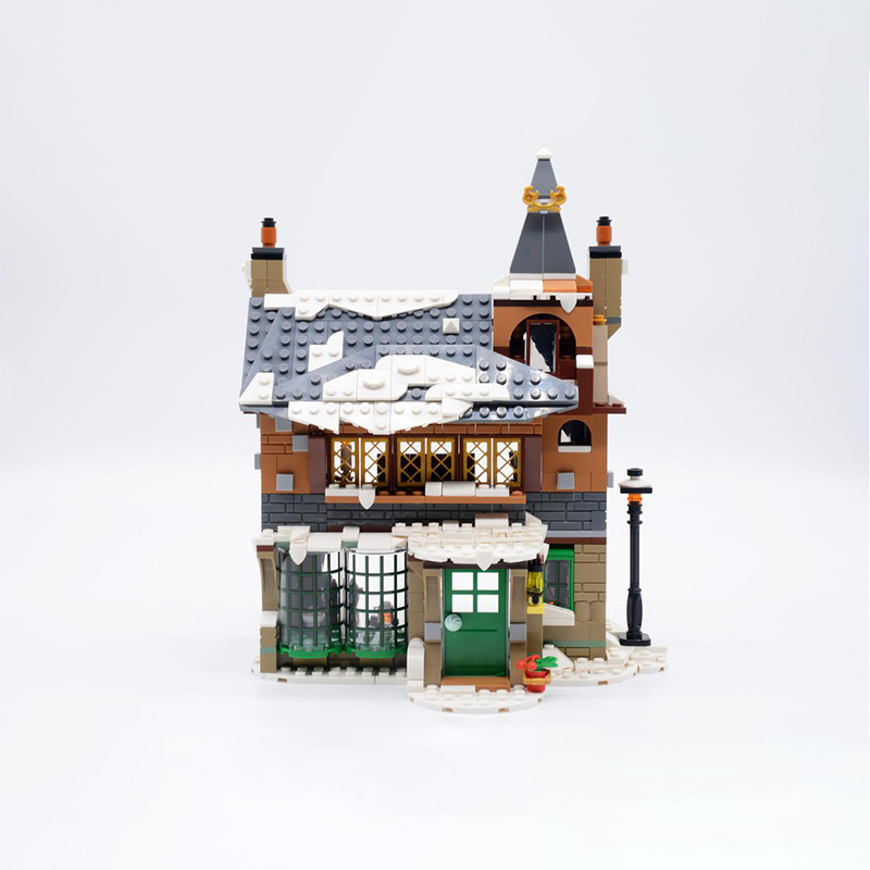 691ピース MOC 冬の村の古い宿 シーズナルモデル ビル - Art Craft Village のレビューと価格