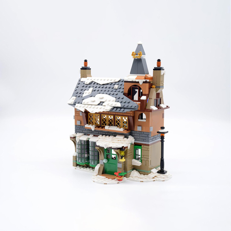 691ピース MOC 冬の村の古い宿 シーズナルモデル ビル - Art Craft Village のレビューと価格