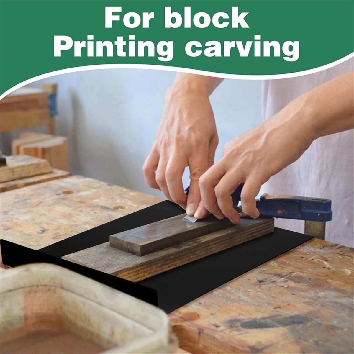 ベンチフックとインキングプレート3個、金属製リノカット彫刻ツ - Linocut Carving Tool のレビューと価格