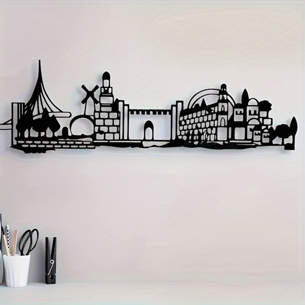 CIFBUY メタルウォールアート エルサレムスカイライン装 - Art & Craft Village Pondicherry のレビューと価格