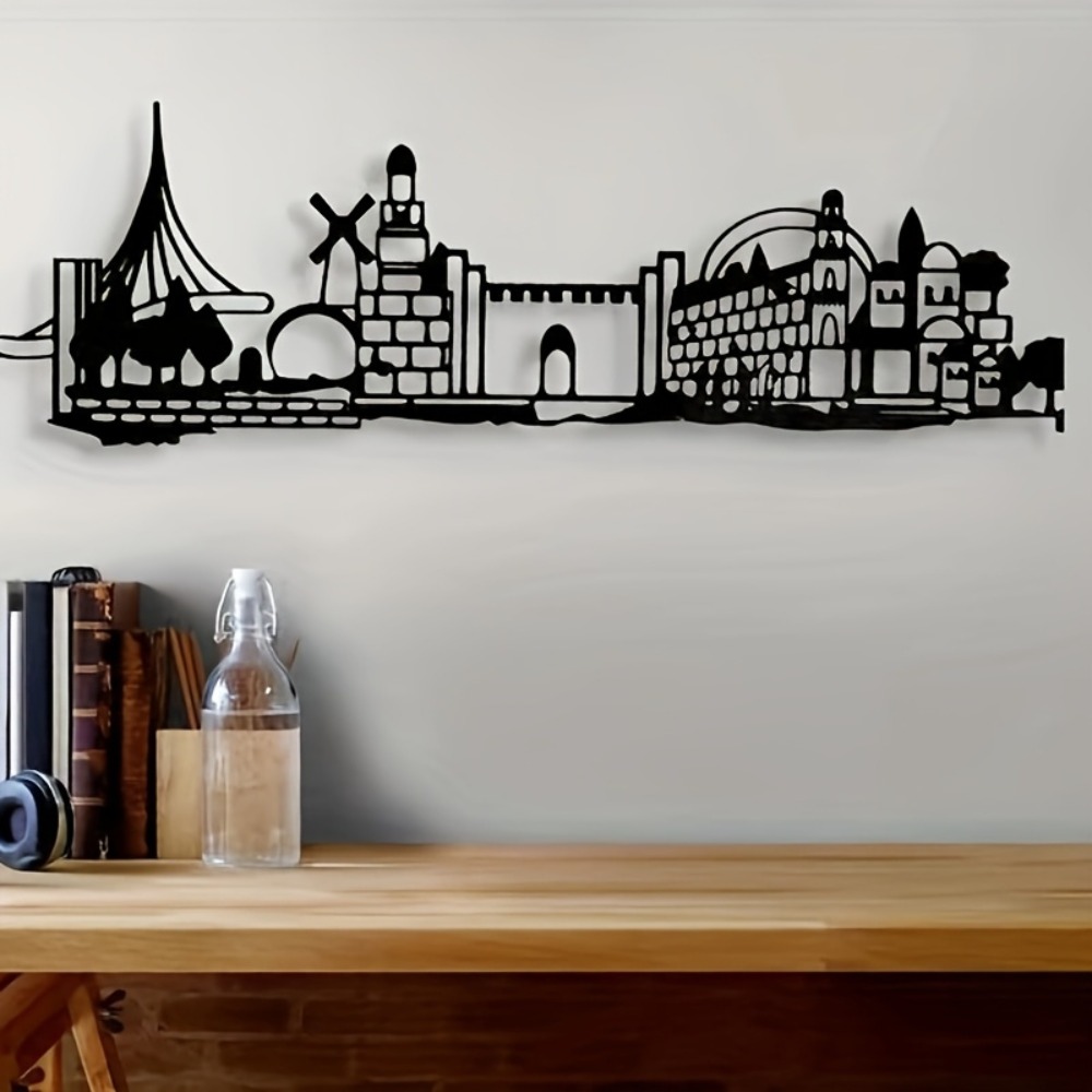 CIFBUY メタルウォールアート エルサレムスカイライン装 - Art & Craft Village Pondicherry のレビューと価格