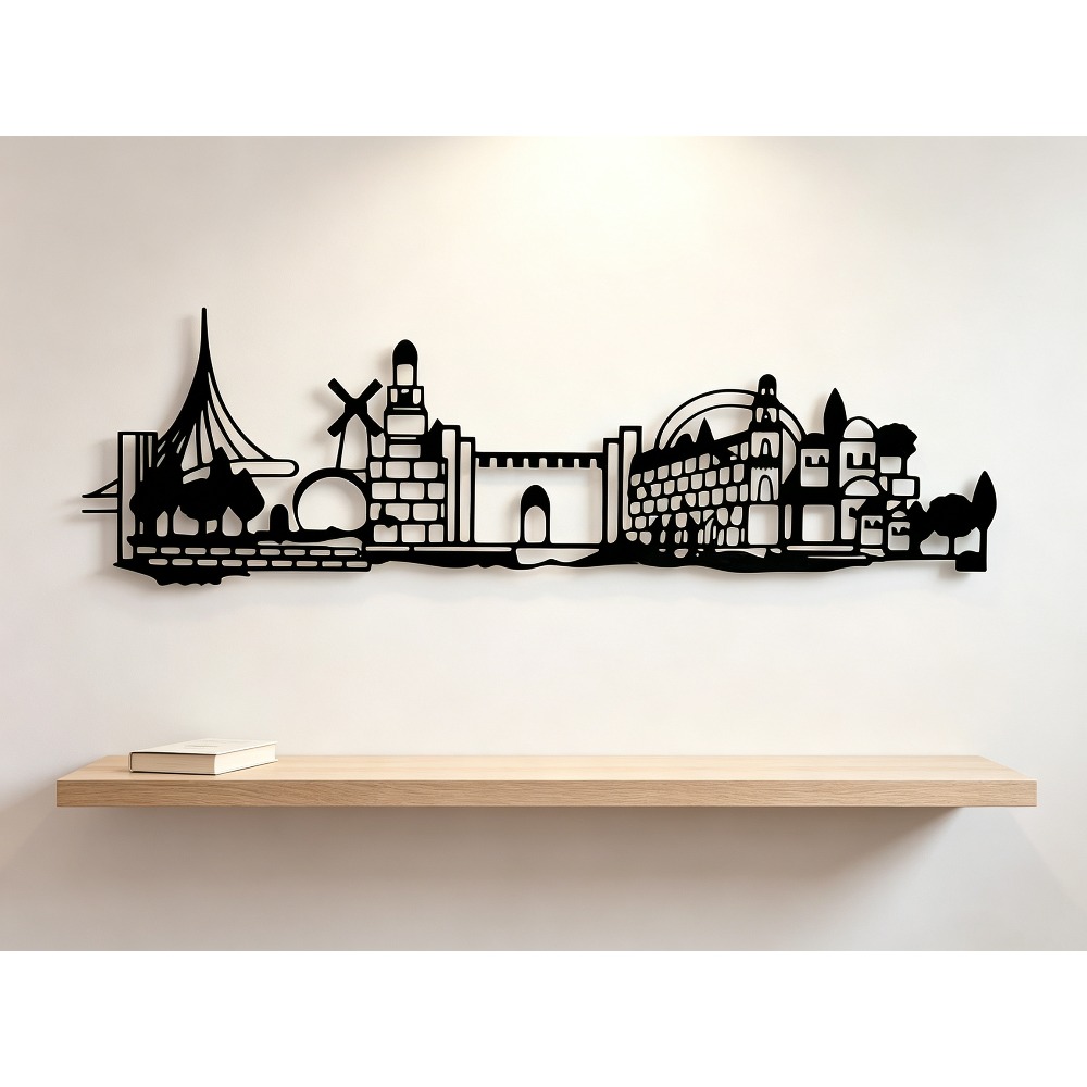 CIFBUY メタルウォールアート エルサレムスカイライン装 - Art & Craft Village Pondicherry のレビューと価格