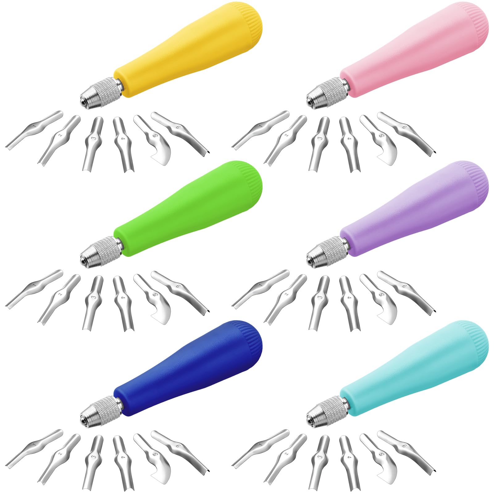 クラフトリノリウムカッターキット彫刻ツール詰め合わせリノカッ - Linocut Carving Tool のレビューと価格