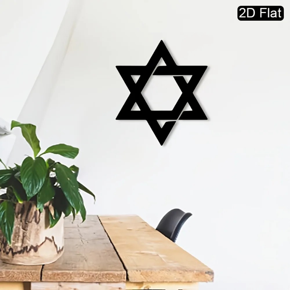 CIFBUY 鉄製ウォールアート ダビデの星 メタル彫刻 壁 - Art & Craft Village Pondicherry のレビューと価格