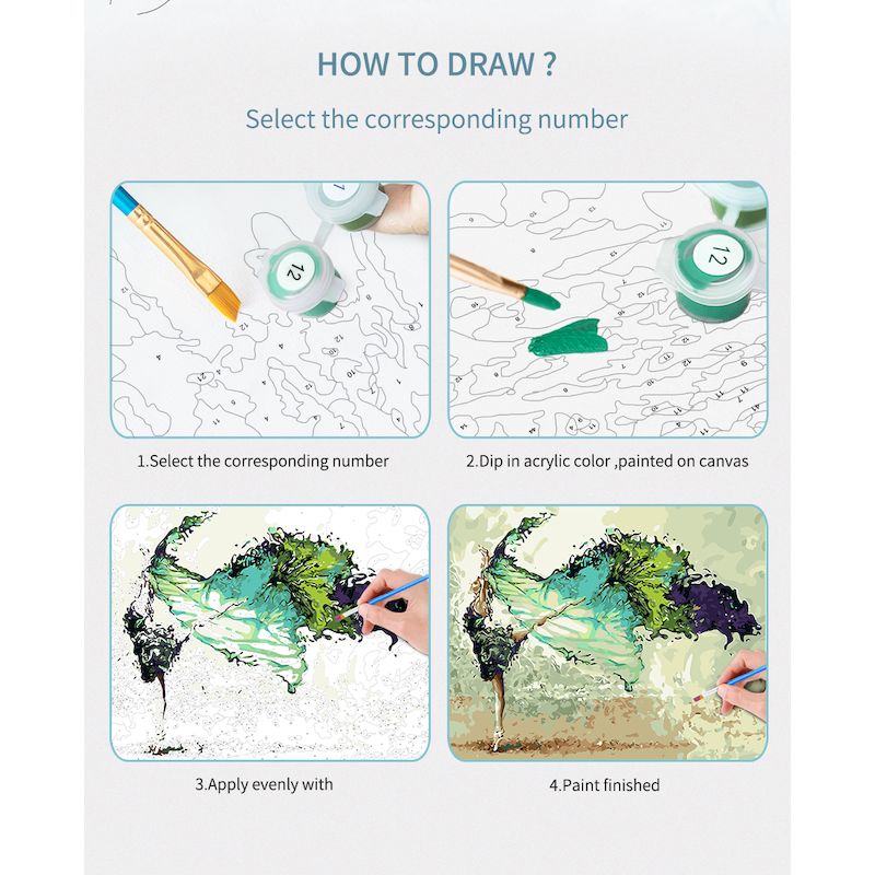 GATYZTORY 数字で描く絵画 アート＆クラフト DIY - Art Craft Ideas For Adults のレビューと価格