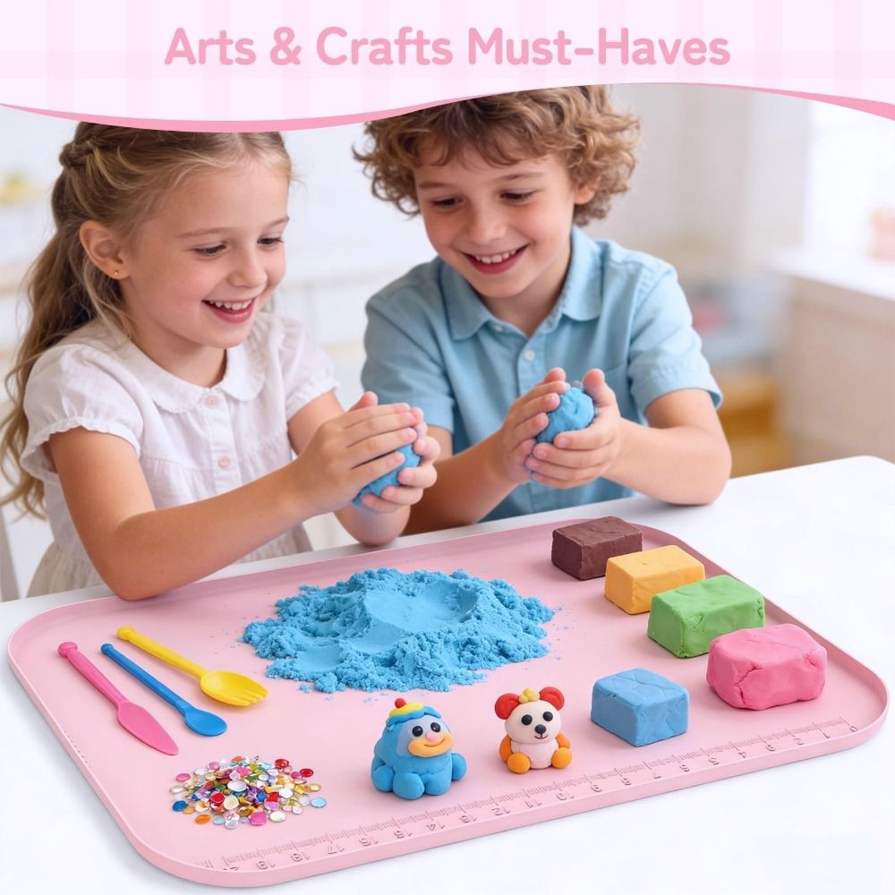 ポータブルシリコンペイントマット大型漏れ防止DIYクラフトト - Art Craft Clay のレビューと価格