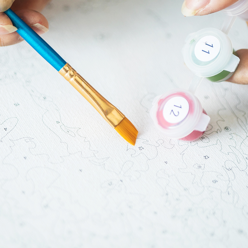 GATYZTORY 村の数字で描く絵画 大人用 工芸品 キャ - Art Craft Village のレビューと価格