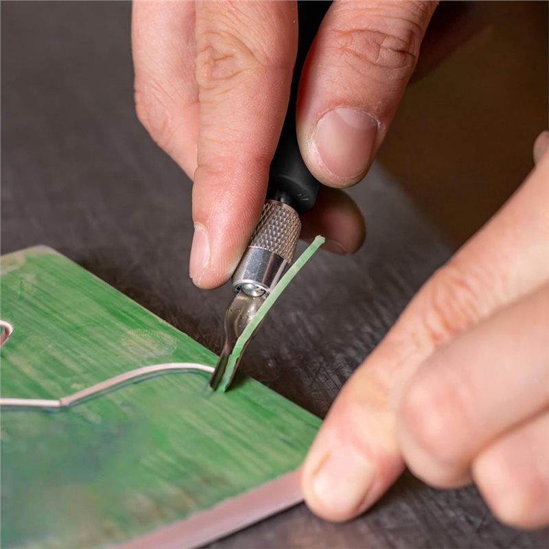 リノリウム DIY 彫刻ツール用 2 セットカッターキット  - Linocut Carving Tool のレビューと価格
