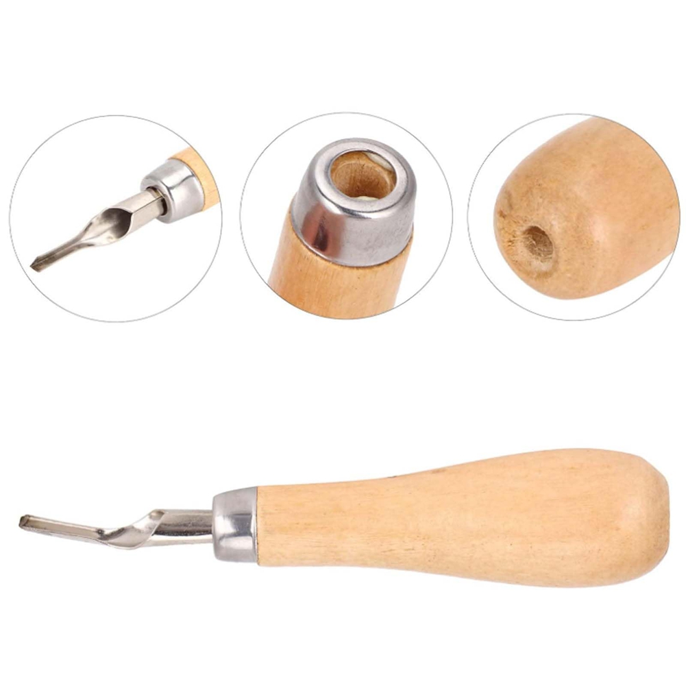 A92P 1セットのリノカットツール、5種類の刃付き、リノリ - Linocut Carving Tool のレビューと価格