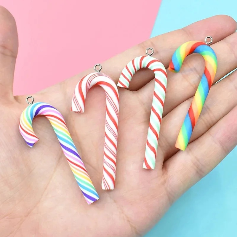 10個入り かわいい大型ポリマークレイ クリスマスキャンディ - Art Craft Clay のレビューと価格