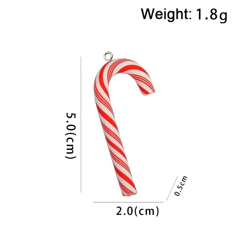 10個入り かわいい大型ポリマークレイ クリスマスキャンディ - Art Craft Clay のレビューと価格