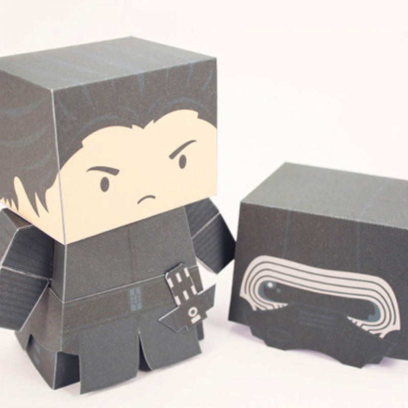 子供と大人のための紙のミニ3Dキューブ,手作りの紙のフィギュ - Art Craft Cardboard のレビューと価格