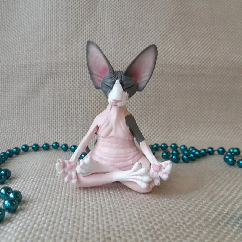 スフィンクス-芸術的な彫刻の置物,創造的な工芸品,瞑想,ヨガ - Art Craft Cat のレビューと価格