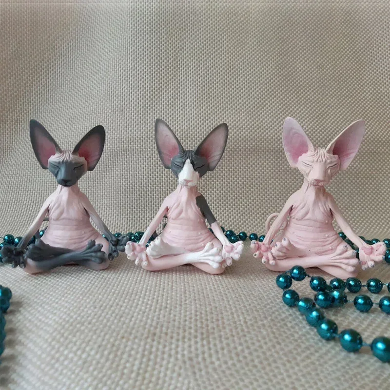 スフィンクス-芸術的な彫刻の置物,創造的な工芸品,瞑想,ヨガ - Art Craft Cat のレビューと価格