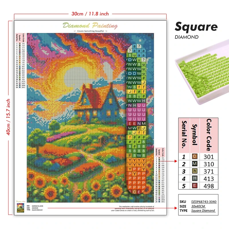 DIY 5D ダイヤモンドペイント、ワンピースのアニメキャラ - Art Craft Japan のレビューと価格