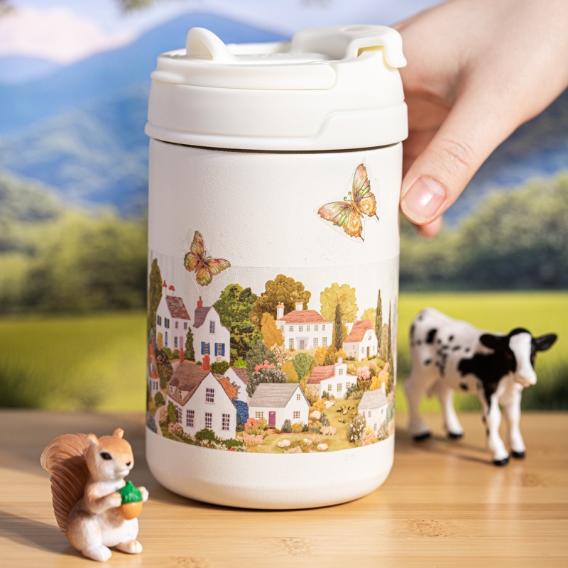 6巻セット 6cm×200cm ヴィレッジテーマPETテープ - Art Craft Village のレビューと価格