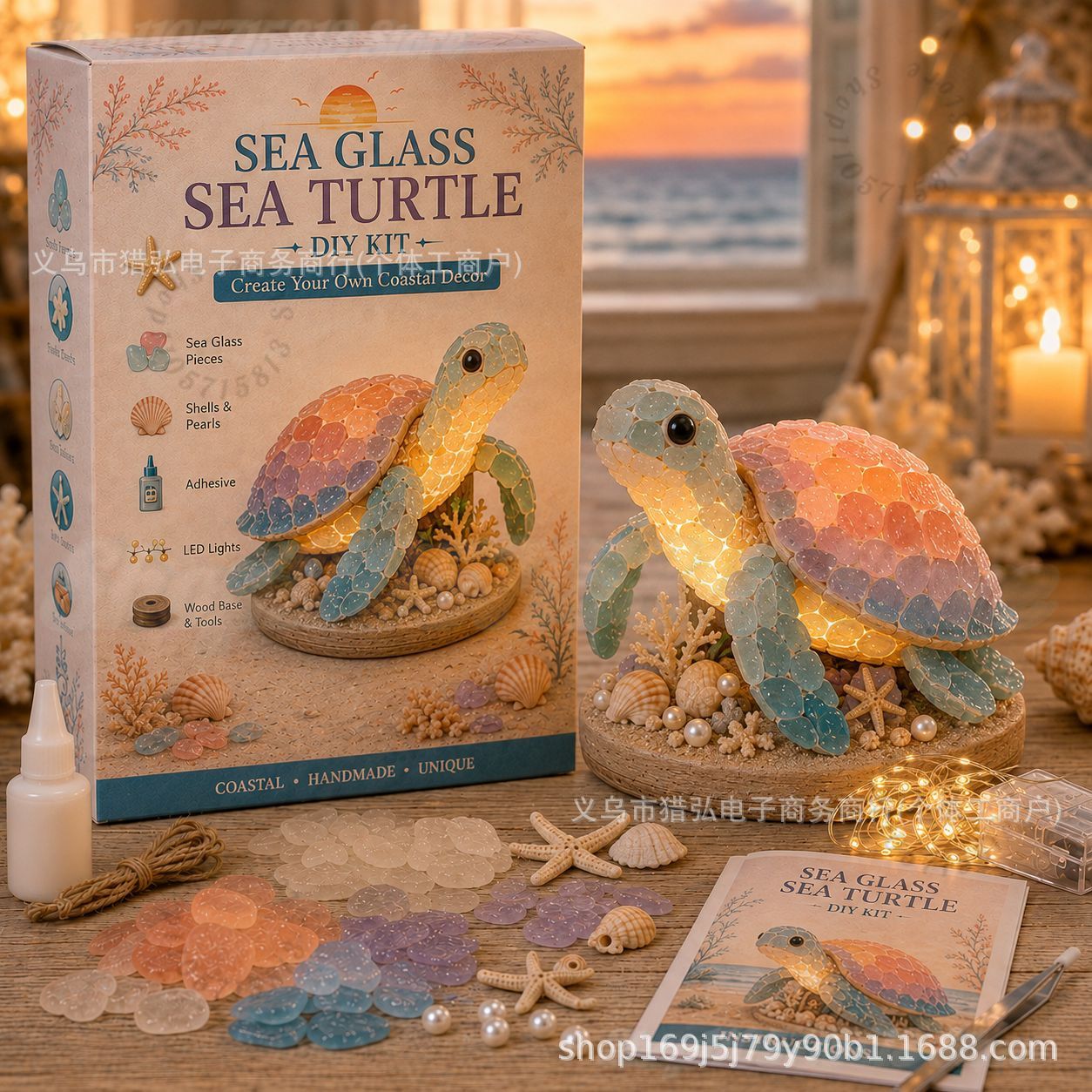DIYシーグラスクラゲライトキット｜LEDライト付きの海クラ - Art Craft Kits のレビューと価格