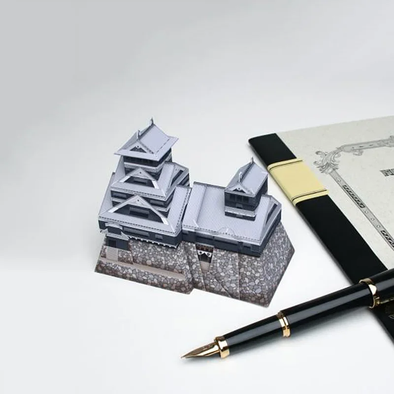 日本熊本城折りたたみミニ 3D 紙モデルハウスペーパークラフ - Art Craft Japan のレビューと価格